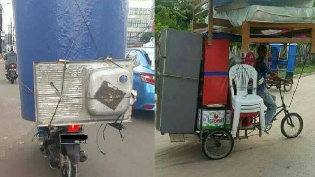 Kumpulan Gambar modifikasi motor untuk angkut barang Terbaru