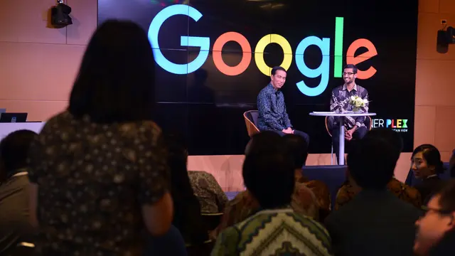 20160217-Kunjungi Kantor Google, Jokowi Disambut Sundar Pichai dengan Batik-San Fransisco