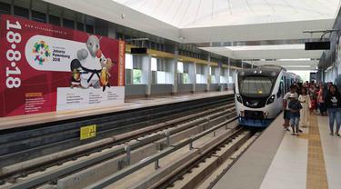 Mencoba LRT Palembang