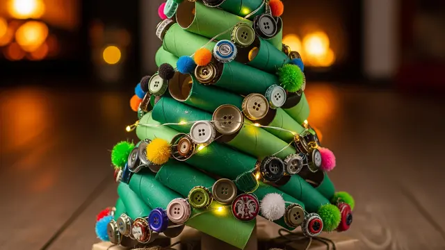 Model Pohon Natal dari Barang Bekas