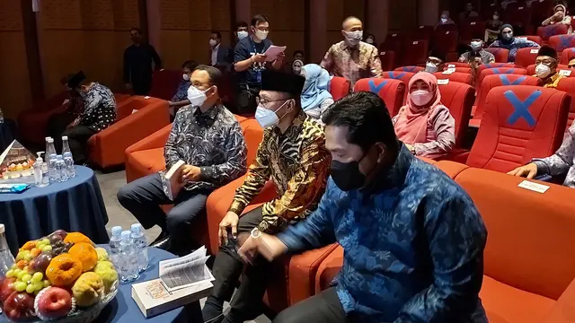 Gubernur Jabar Ridwan Kamil duduk di kursi VVIP bersama Gubernur DKI Jakarta dan Menteri BUMN Erick Thohir