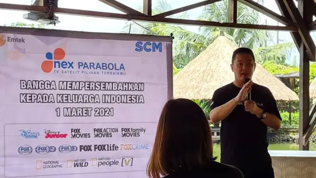 CEO NEX Parabola Junus Koswara. Liputan6.com/Agustinus Mario Damar
