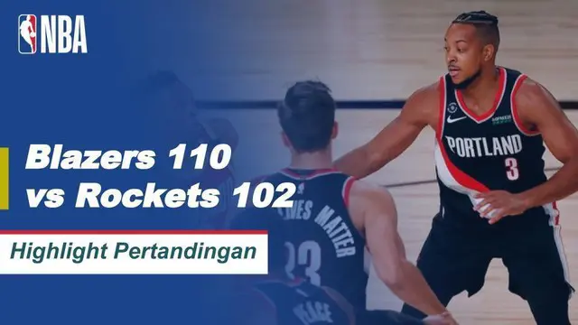VIDEO: Highlights NBA, Portland Trail Blazers Berhasil Kalahkan Houston Rockets 110-102