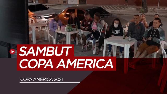 Berita video reaksi warga Brasil setelah dimulainya kompetisi Copa America 2021. Tidak semeriah Euro 2020