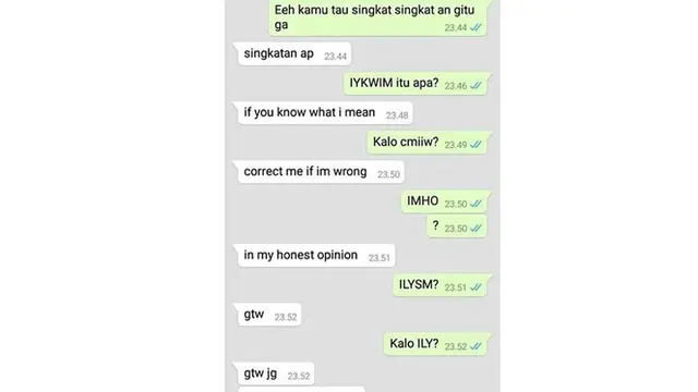 6 Chat Pakai Singkatan Biar Gaul Ini Bikin Mikir Keras