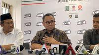 Co-Kapten Ketua Harian Tim Nasional (Timnas) Pemenangan Capres dan Cawapres Koalisi Perubahan Anies Baswedan-Muhaimin Iskandar (AMIN), Sudirman Said (Liputan6.com/Winda Nelfira)