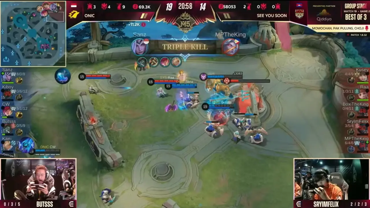 Hasil M5 World Championship 2023: Onic Esports Mengalahkan See You Soon, Kedua Tim MLBB Lolos ke Babak Knockout
