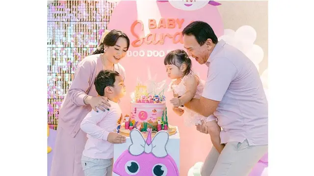6 Potret Perayaan Ultah Anak Bungsu Ahok dan Puput Nastiti Devi, Penuh Keceriaan