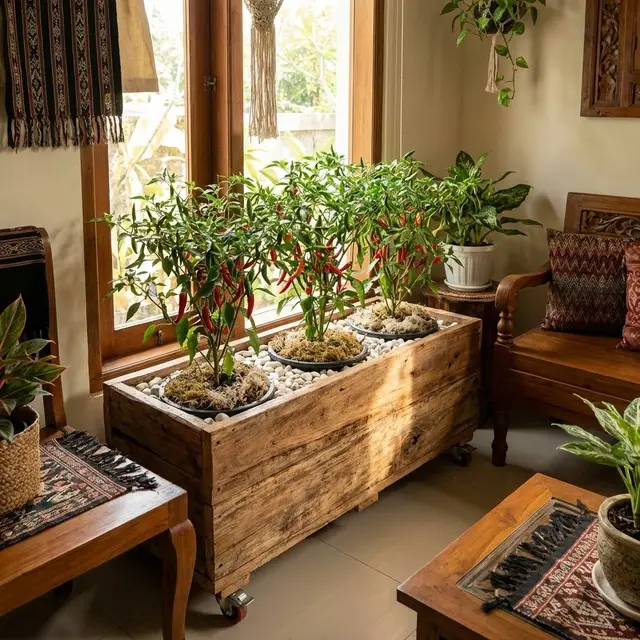 Ide Kebun Cabai di Dalam Ruangan