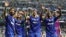 3. Luar dugaan Juventus sukses menaklukan Real Madrid pada laga semi final Liga Champions. La Vecchia Signora berhasil lolos dengan agregat skor 3-2. (EPA/Alberto Martin)