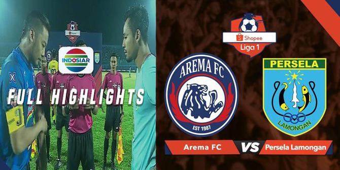 VIDEO: Highlights Liga 1 2019, Arema FC Vs Persela 3-2