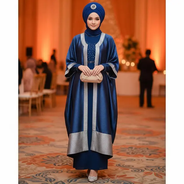 Set Kaftan + Turban Matching