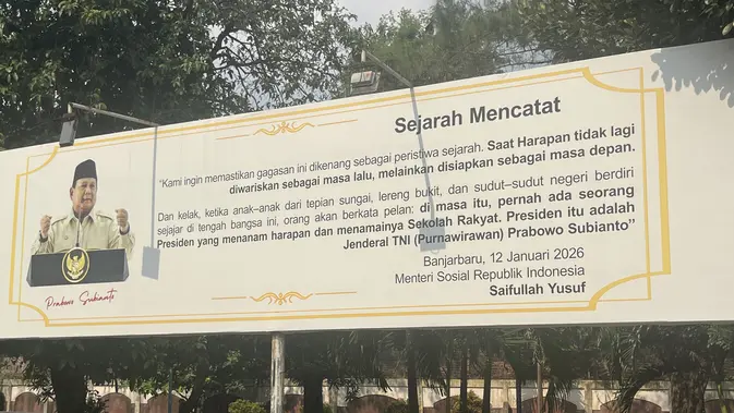 Sekolah Rakyat Menengah Pertama (SRMP) 06, Jakarta Timur (Liputan6.com/Muhammad Radityo Priyasmoro)
