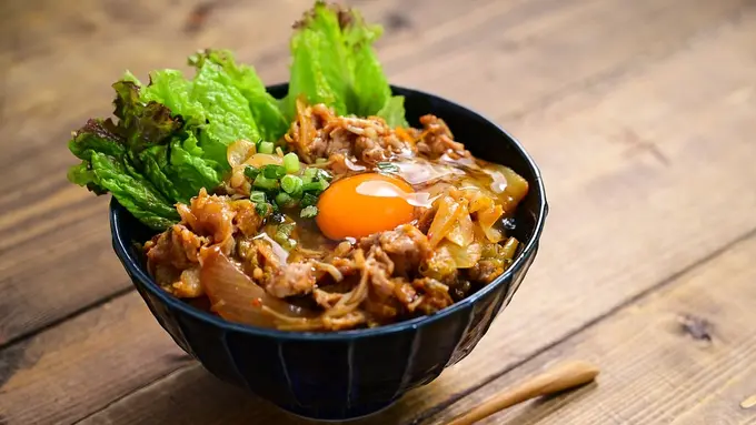 beef donburi jepang