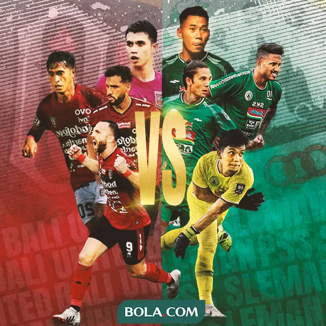 BRI Liga 1 - Duel Antarlini - Bali United Vs PSS Sleman