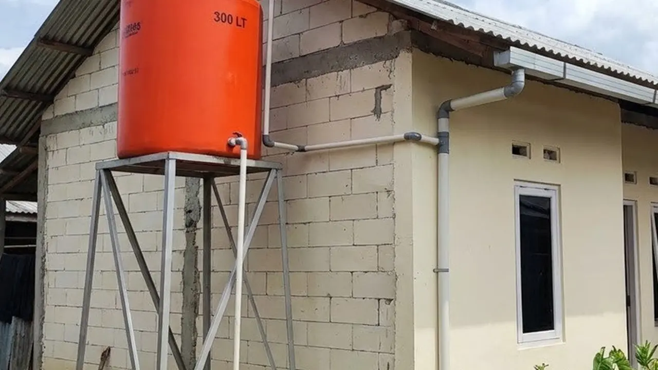 posisi pemasangan tandon air yang benar di rumah