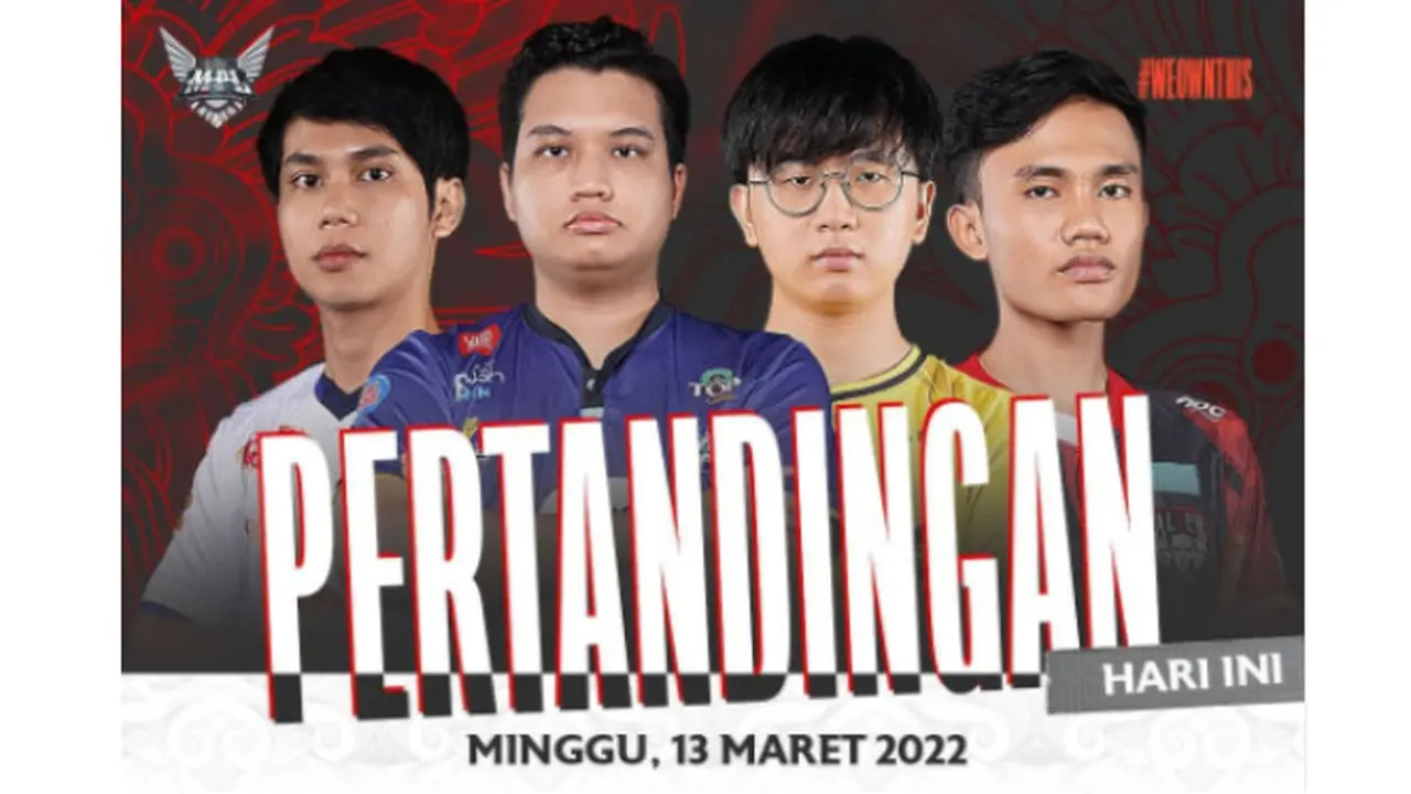 Jadwal MPL ID S9 Hari Ini, Minggu 13 Maret 2022. Dok: Instagram @mpl.id.official