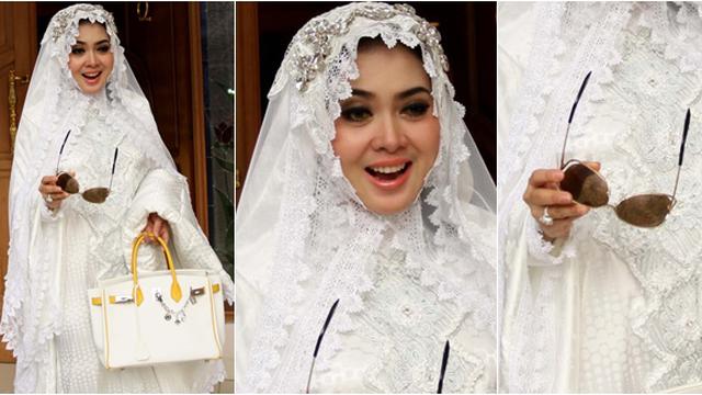 4 Ide Baju Pengantin Muslim Ala Syahrini Beauty Fimela com
