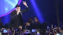 Mereka pun membawakan lagu Superhero saat pertama kali menggung di Indonesian Idol. (Nurwahyunan/Bintang.com)