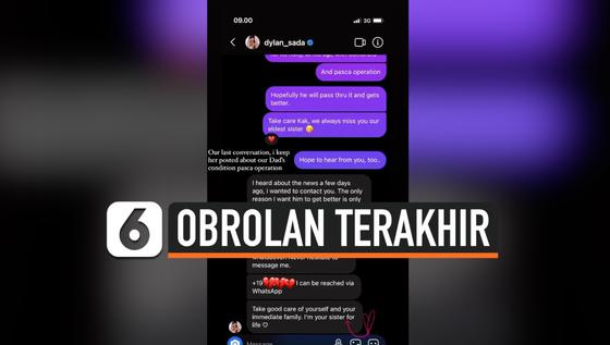 VIDEO: Dylan Sada Meninggal, Sang Adik Unggah Percakapan Terakhir
