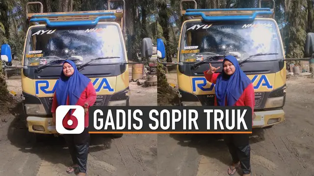 VIDEO: Viral Gadis SMK Jadi Sopir Truk Untuk Bantu Keluarga