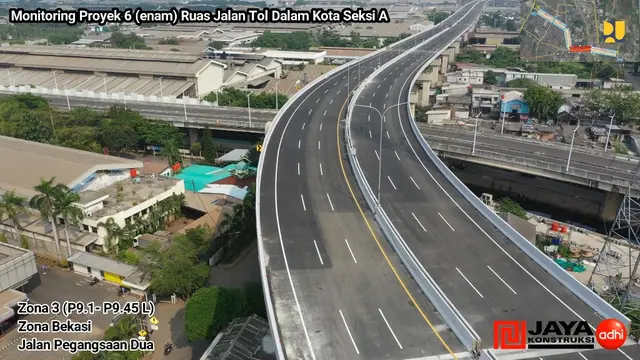 Proyek Jalan Tol Dalam Kota Jakarta Ruas Kelapa Gading-Pulo Gebang. Dok PUPR
