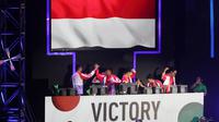 Final Mobile Legends SEA Games 2019 di Filoil Flying V Centre, San Juan, Minggu (8/12/2019). (Bola.com/Muhammad Iqbal Ichsan)