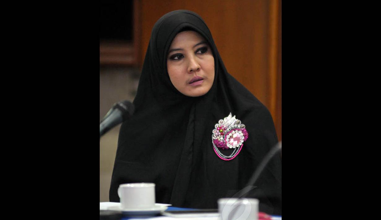 Bintang sinetron Gerhana itu sedang menyiapkan diri untuk menjadi relawan di Gaza, Palestina. (Liputan6.com/Panji Diksana)