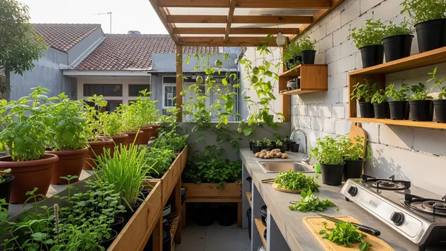 Ide Kebun yang Cocok untuk Rumah Petak/Gemini AI