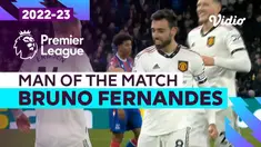 Berita video beberapa aksi dari Bruno Fernandes, yang dinobatkan sebagai man of the match Crystal Palace kontra MU pada pekan ke-20 Liga Inggris (Premier League) 2022/2023, Kamis (19/1/2023) dini hari WIB.