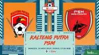 Shopee Liga 1 2019: Kalteng Putra vs PSM Makassar. (Bola.com/Dody Iryawan)