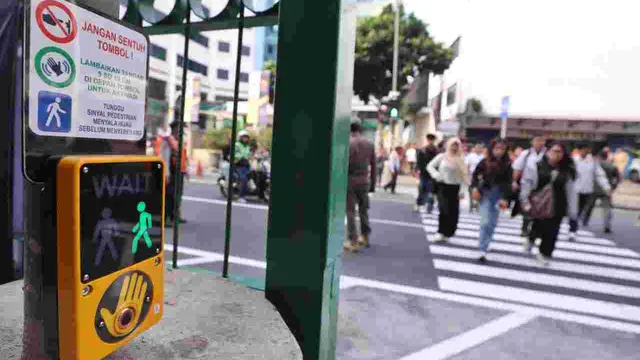 Pelican Crossing Stasiun Cikini