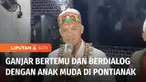 Capres nomor urut 3, Ganjar Pranowo mengunjungi Sekretariat Posko Ganjar Bersama di Palangka Raya, Kalimantan Tengah. Sebelumnya Ganjar juga berkampanye di Kota Pontianak, Kalimantan Barat.