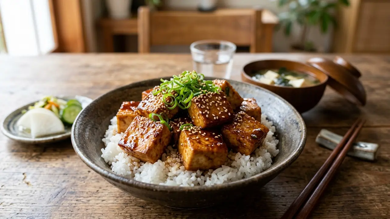 Resep Tofu Teriyaki ala Jepang (AI Generated)