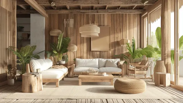 ruang tamu scandinavian (ilustrasi by Freepik)