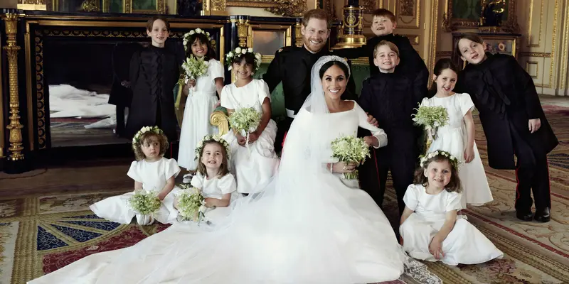 Foto Resmi Pernikahan Pangeran Harry dan Meghan Markle