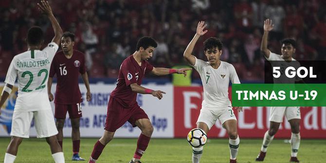 VIDEO: 5 Gol Timnas Indonesia U-19 Saat Hadapi Qatar