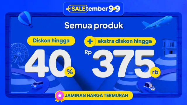 Kode promo tiket.com khusus bulan September