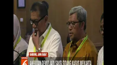 Aher mengaku telah memberikan surat rekomendasi izin Meikarta kepada Dinas DPMPTSP untuk ditandatangani. Namun, Aher menyanggah telah menerima uang dari Meikarta.