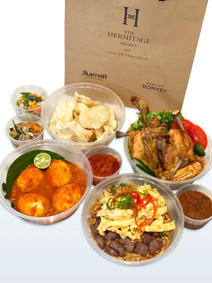 Menikmati Makanan Khas Hotel Bintang 5 di Rumah Saja dari The Hermitage