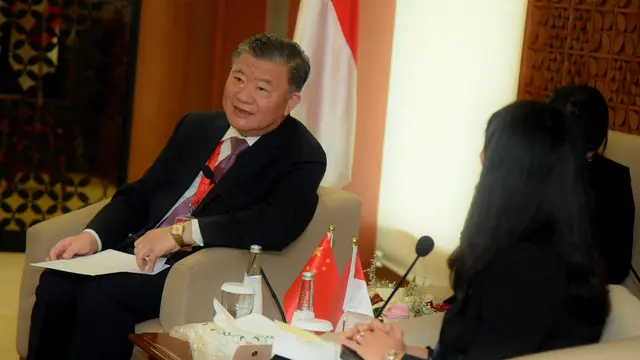 Pertemuan antara Anggota Badan Kerja Sama Antar Parlemen (BKSAP) DPR RI Puteri Anetta Komarudin dengan dengan Vice Chairman of the Standing Committee of the National People’s Congress China Chen Zhu. (Dok: DPR RI-P20)