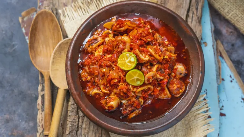 sambal cumi asin