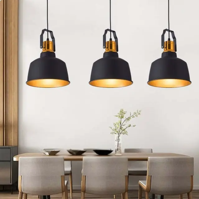 Lampu Gantung Gaya Industrial