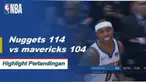 Nikola Jokic membukukan 19 poin 13 rebound dan delapan assist untuk memimpin Denver dalam kemenangan atas Dallas.