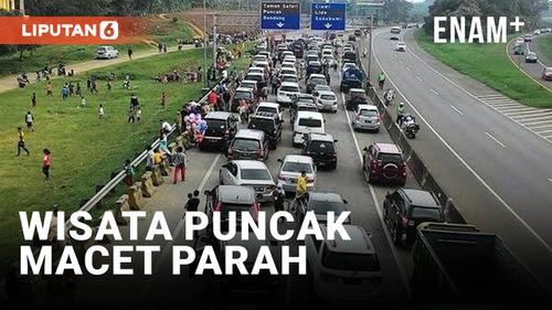 VIDEO: Libur Akhir Pekan, Jalur Wisata Puncak Macet