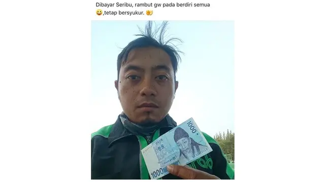 Status Kocak Driver Ojek Online Ini Bikin Ketawa Geli