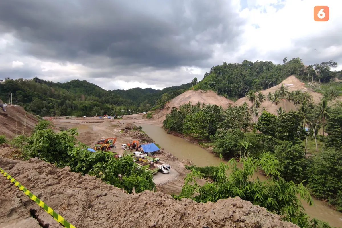 Proyek Strategis Nasional (PSN), Waduk Bulango Ulu di kabupaten Bone Bolango yang kini menjadi Kabupaten Lestari (Arfandi/Liputan6.com)