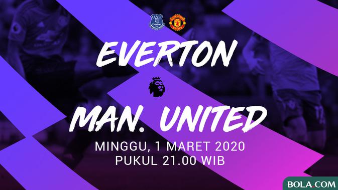 Premier League - Everton Vs Manchester United (Bola.com/Adreanus Titus)