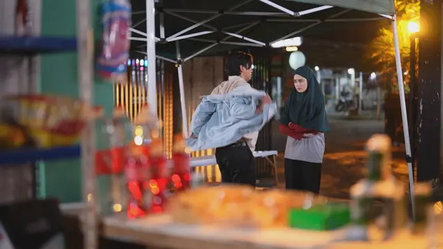 Adegan Syifa Hadju dan Harris Vriza di sinetron SCTV berjudul Saleha