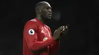 6. Romelu Lukaku (Manchester United) - 8 Gol. (AFP/Oli Scarff)